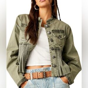 Free People Cassidy Military Jacket
